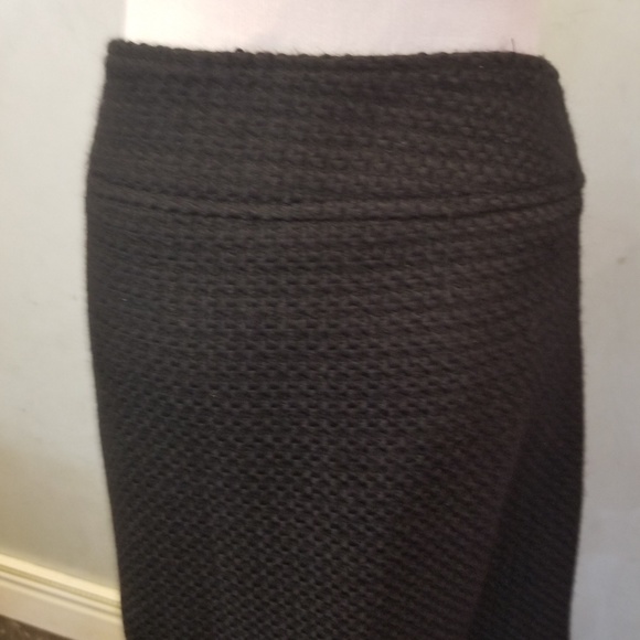 Black textured pencil skirt (J35) - Picture 6 of 6